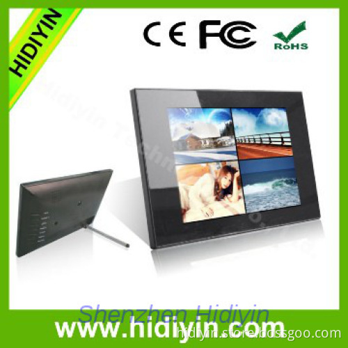 Hot sale 9.7inch rechargeable digital photo frame video input video